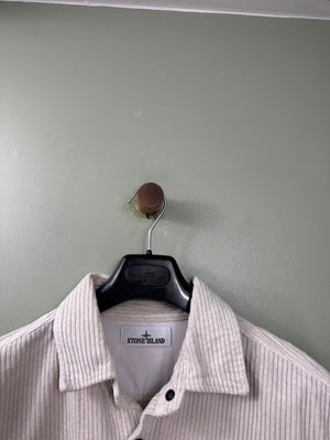 Stone Island Beige Corduroy Overshirt
