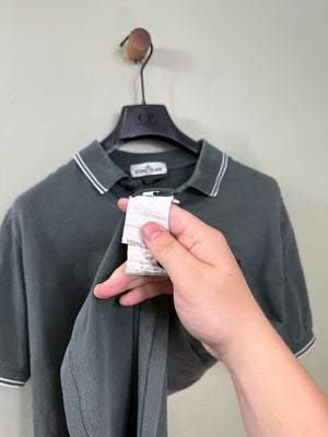 Stone Island Green Slim Fit Polo