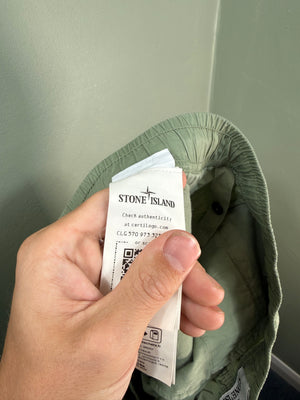Stone Island Green RE-T Cargo Bottoms