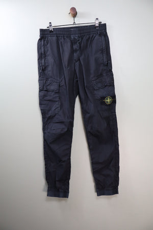 Stone Island Black RE-T Cargo Bottoms