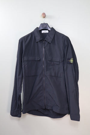 Stone Island Black Naslan Overshirt