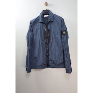 Stone Island Navy Nylon Metal Overshirt