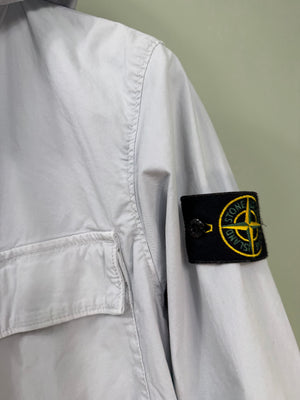 Stone Island Ice Blue Supima Cotton Stretch Jacket