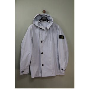 Stone Island Sky Blue Cotton Cordura Jacket