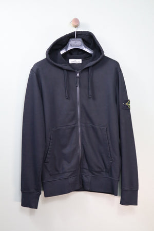 Stone Island Black Zipped Hoodie