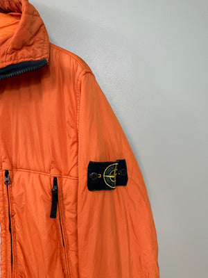 Stone Island Orange Crinkle Reps Jacket