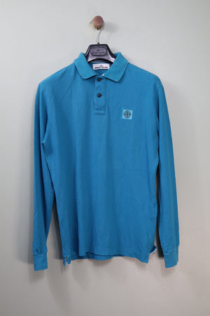 Stone Island Aqua Blue RE Polo Shirt