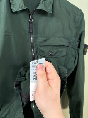 Stone Island Dark Green Overshirt