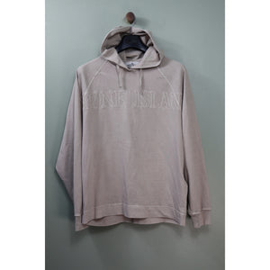 Stone Island Beige Spellout Hoodie