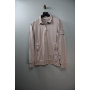 Stone Island Beige Ghost 1/4 Zip Jumper