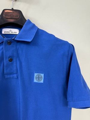Stone Island Blue Regular Fit Polo