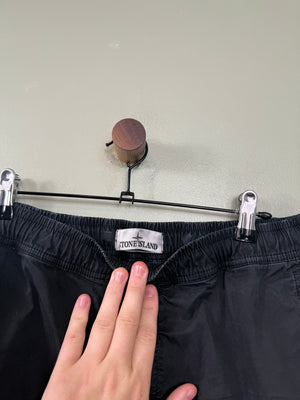 Stone Island Black RE-T Cargo Bottoms