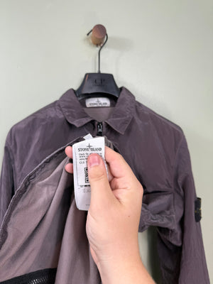 Stone Island Purple Nylon Metal Overshirt