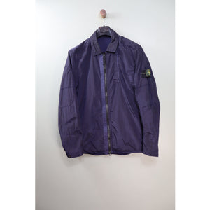 Stone Island Navy Nylon Metal Overshirt
