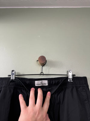 Stone Island Black RE-T Cargo Bottoms