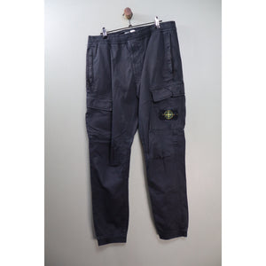 Stone Island Black RE-T Cargo Bottoms