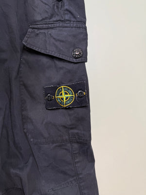 Stone Island Black RE-T Cargo Bottoms