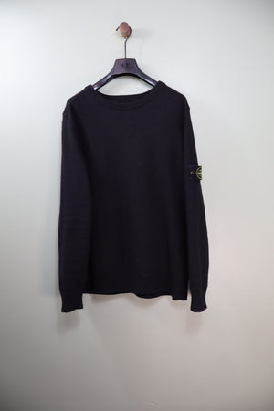 Stone Island Black Knit Jumper