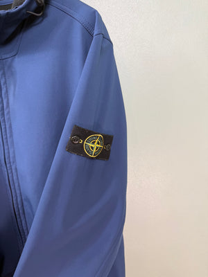 Stone Island Blue Soft Shell Jacket