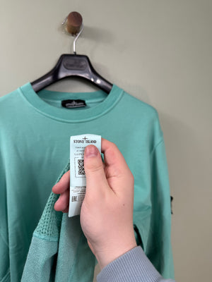 Stone Island Turquoise Shadow Project Jumper