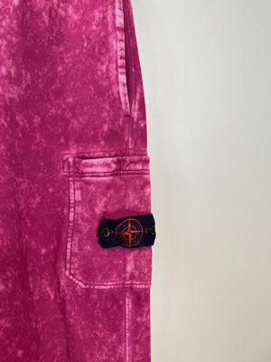 Stone Island Purple Ovo Dye Joggers