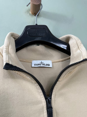 Stone Island Beige 1/4 Zip Jumper