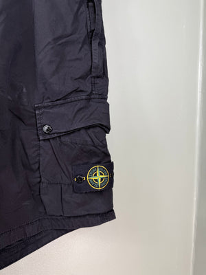 Stone Island Black SL Cargo Shorts