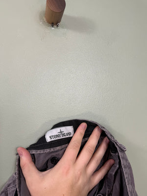 Stone Island Purple SL Cargo Shorts