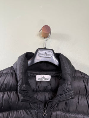 Stone Island Black Micro Yarn Down Gilet