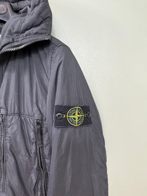 Stone Island Black Crinkle Reps Jacket