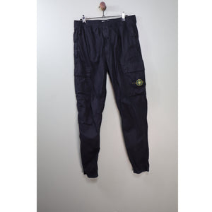 Stone Island Black RE-T Cargo Bottoms