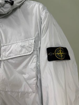 Stone Island Light Grey Crinkle Reps Jacket