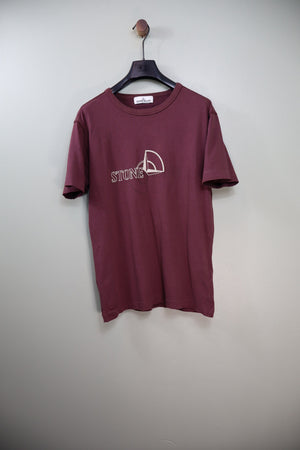 Stone Island Burgundy T-Shirt