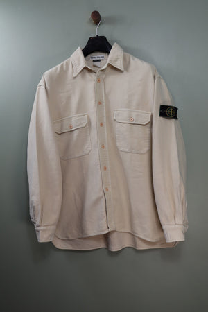 Stone Island Beige Vintage Overshirt