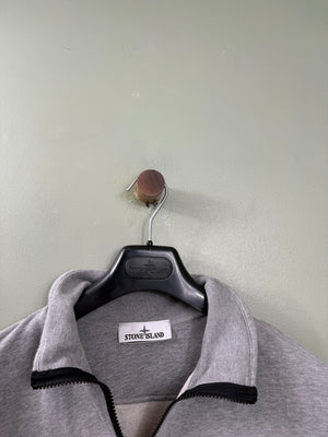 Stone Island Grey 1/4 Zip Jumper