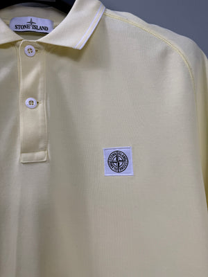 Stone Island Yellow Polo Shirt