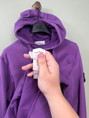 Stone Island Purple Hoodie