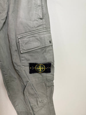 Stone Island Green RE-T Cargo Bottoms