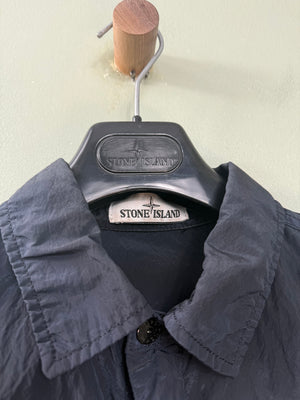 Stone Island Navy Nylon Metal Overshirt