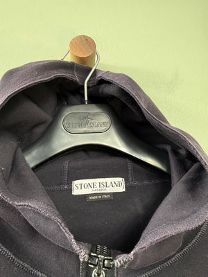 Stone Island Purple Zipped Hoodie