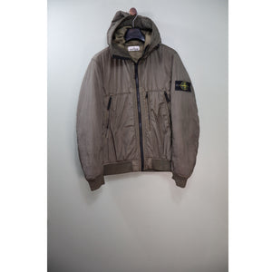 Stone Island Khaki Crinkle Reps Jacket