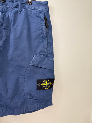 Stone Island Navy RE Cargo Shorts