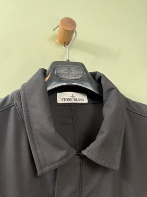Stone Island Black Soft Shell Parka Jacket