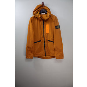 Stone Island Orange Nylon Flock Jacket