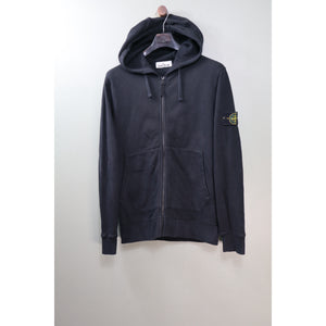 Stone Island Black Zipped Hoodie