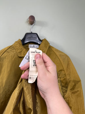Stone Island Gold Nylon Metal Overshirt