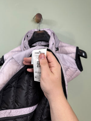 Stone Island Pink Bio-Based Ripstop Nylon Down Gilet