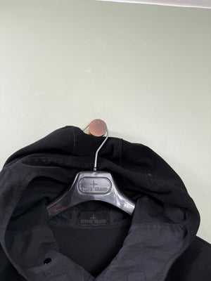 Stone Island Black Wool Ghost Smock