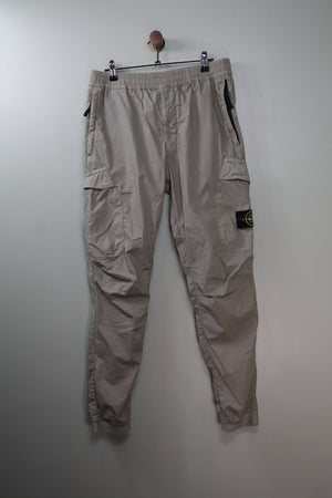 Stone Island Khaki RE-T Cargo Bottoms