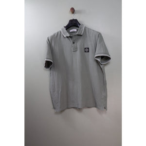 Stone Island Khaki Slim Fit Polo